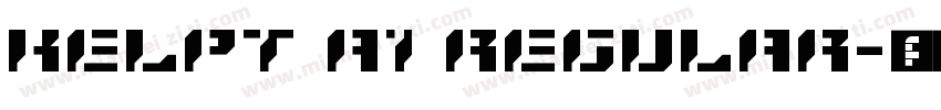 Kelpt A1 Regular字体转换
